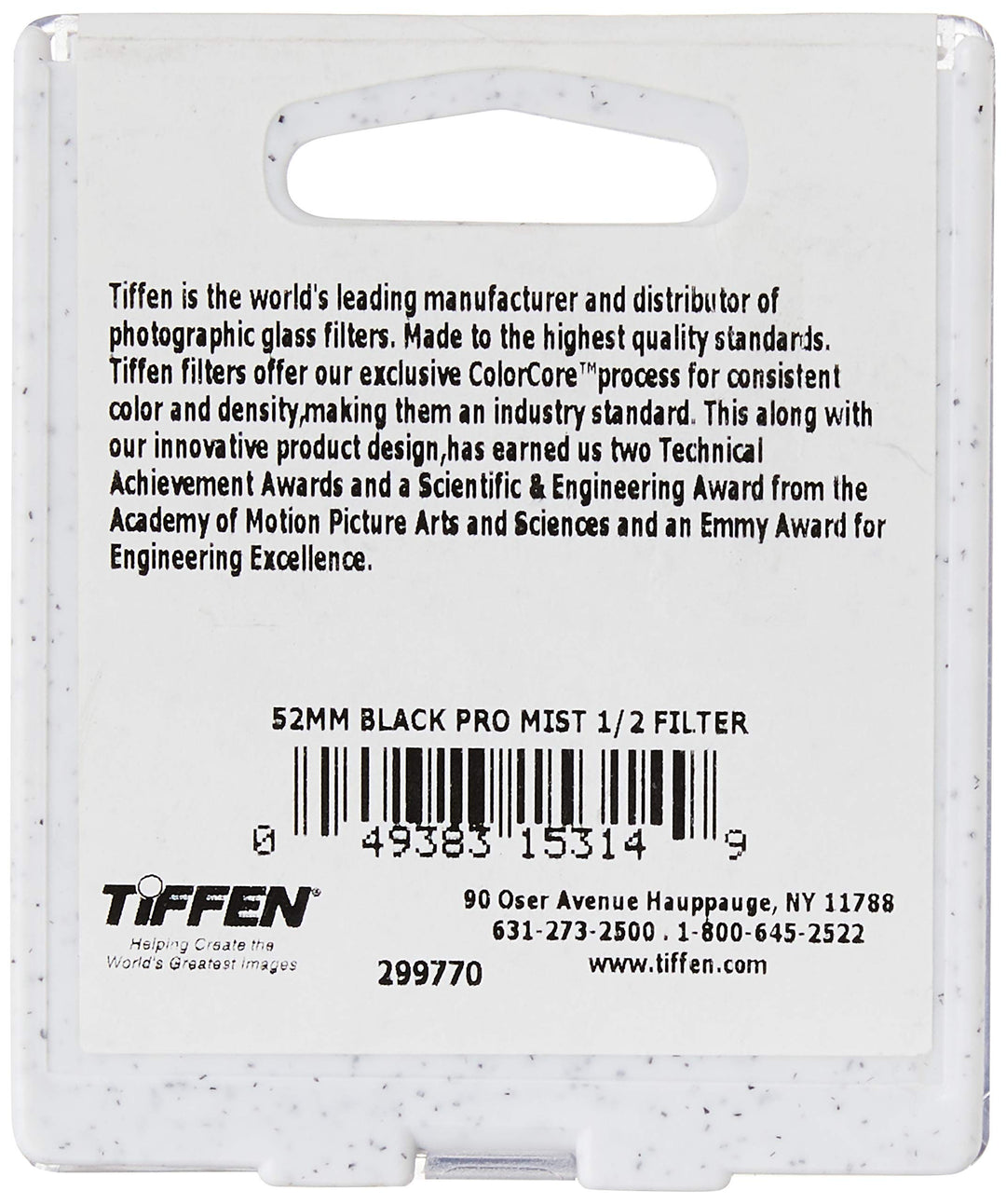 Tiffen 52BPM12 52mm Black Pro-Mist 1/2 Filter