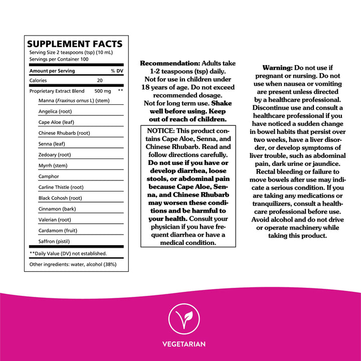 Nature&#39;s Way Works Swedish Bitters Traditional European Herbal Extract Used for Digestion, 33.8 fl. oz.