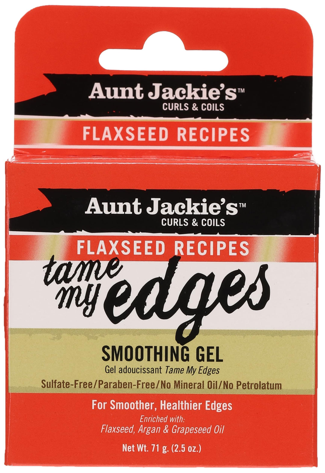 Aunt Jackie&#39;s Flaxseed Tame My Edge Smoothing Gel 2.5 oz. by Aunt Jackie&#39;s
