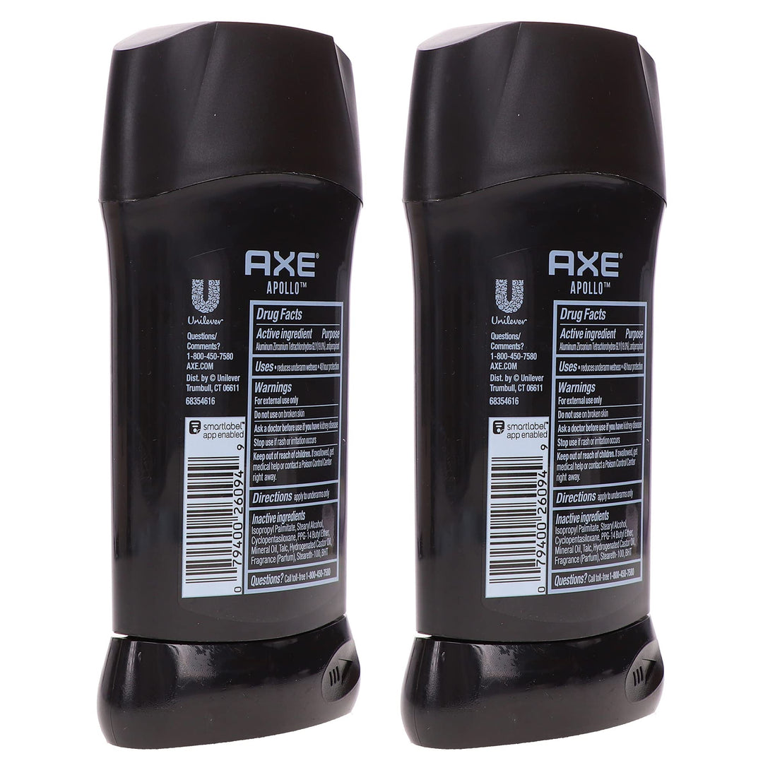 Axe Dry Anti Perspirant, Invisible Solid, Apollo, 2.7 Oz. (Pack Of 2)