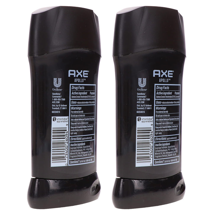 Axe Dry Anti Perspirant, Invisible Solid, Apollo, 2.7 Oz. (Pack Of 2)