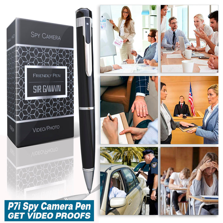 SIRGAWAIN Hidden Spy Camera Pen 1080p | Nanny Camera Sp