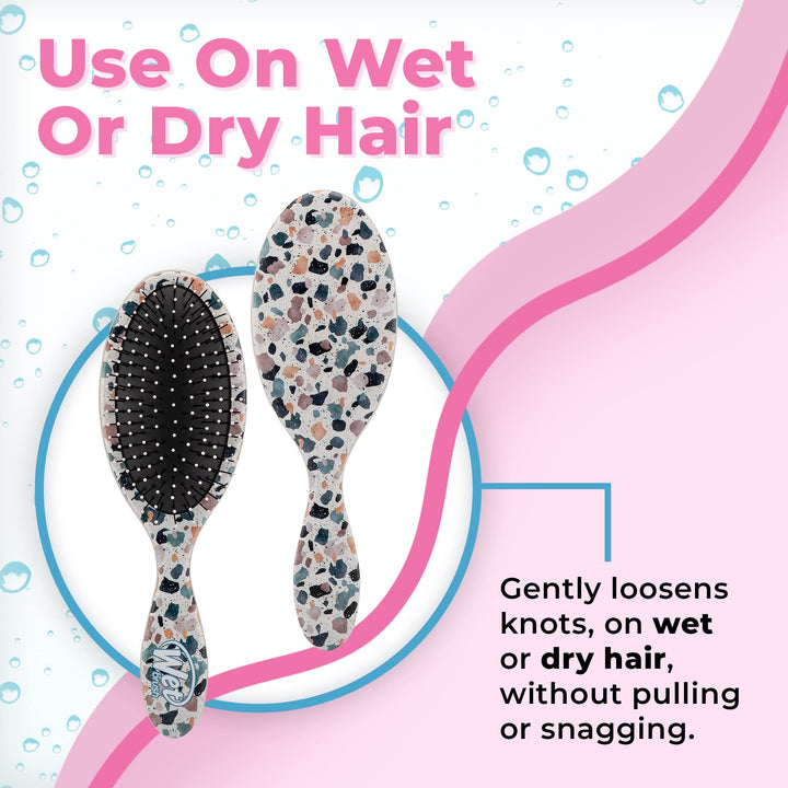 Original Detangler Hair Brush - Supercharged Sand - All Hair Types - Ultra-Soft IntelliFlex Detangler Bristles Glide Through Tangles with Ease - Pain-Free Comb for Men &amp; Women