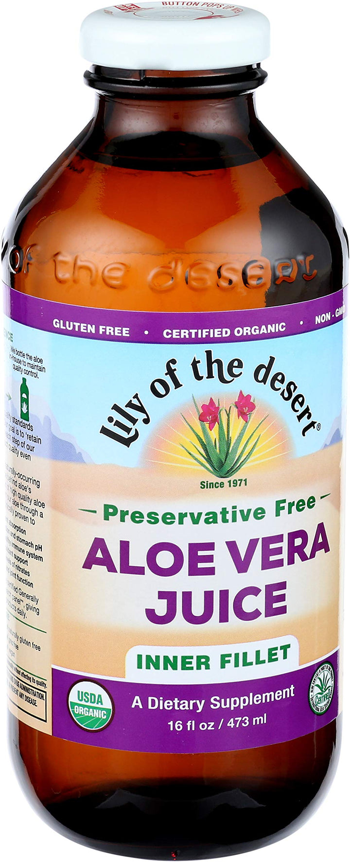 Lily Of The Desert Aloe Vera Juice, Preservative Free