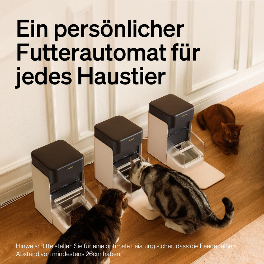 Automatic Dog Feeder 6L Auto Dry Food Dispenser for Large Breed with Lock Lid for Naughty Pet, Timed Cat Feeder Low Food LED Indication with Anti-Clog Design Up to 50 Portion & 6 Meals Daily