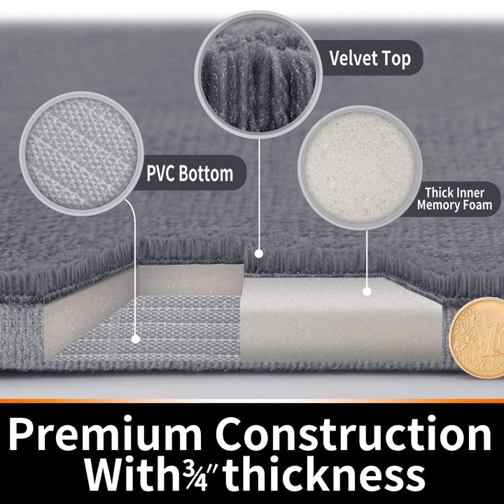 Yimobra Memory Foam Bath Mat Large Size, 60.2 x 24, Sof