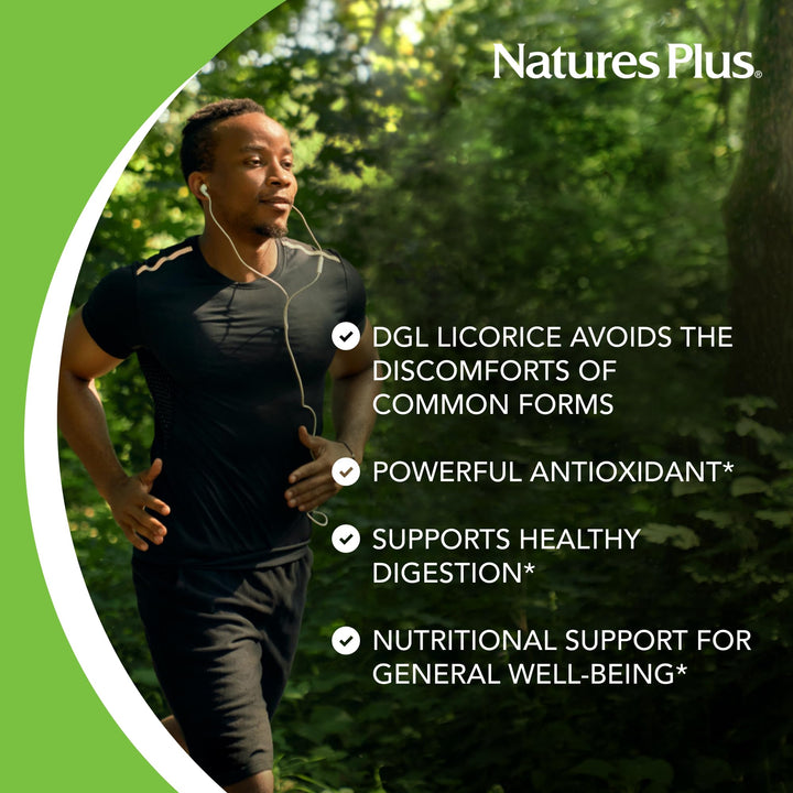 NaturesPlus Herbal Actives Licorice (DGL) 500 mg - 60 C