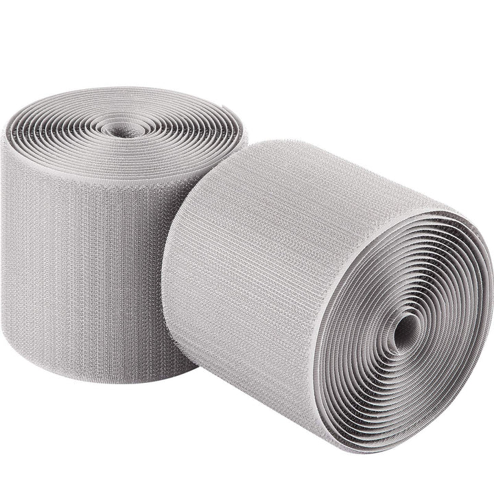 2 Pcs Cable Floor Strip Cord Cover Cable Protector Carpet Management, Hold Cords in Place, Keep Cables Organized, Protect Cords and Prevent a Trip Hazard, 3 Inch x 10 Feet (Gray)