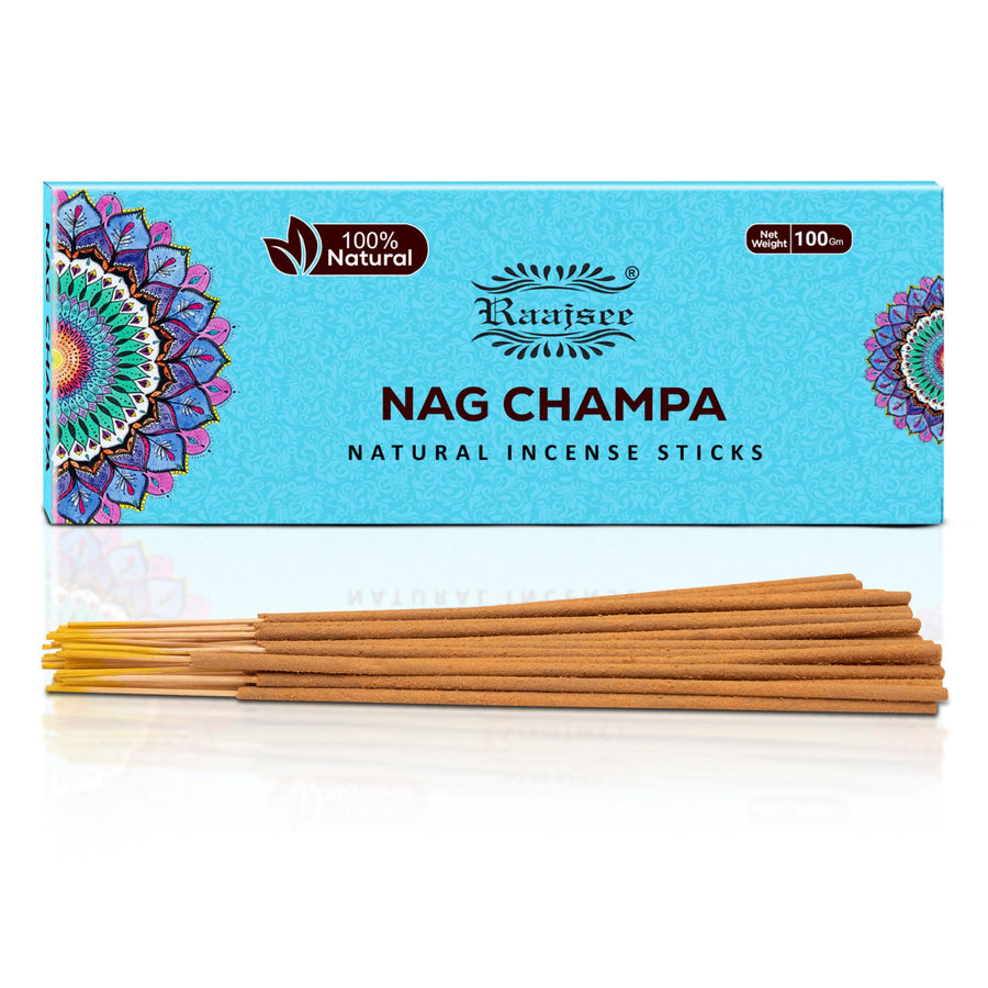 Raajsee Nag Champa Incense Sticks 100 Gm Pack-100% Pure