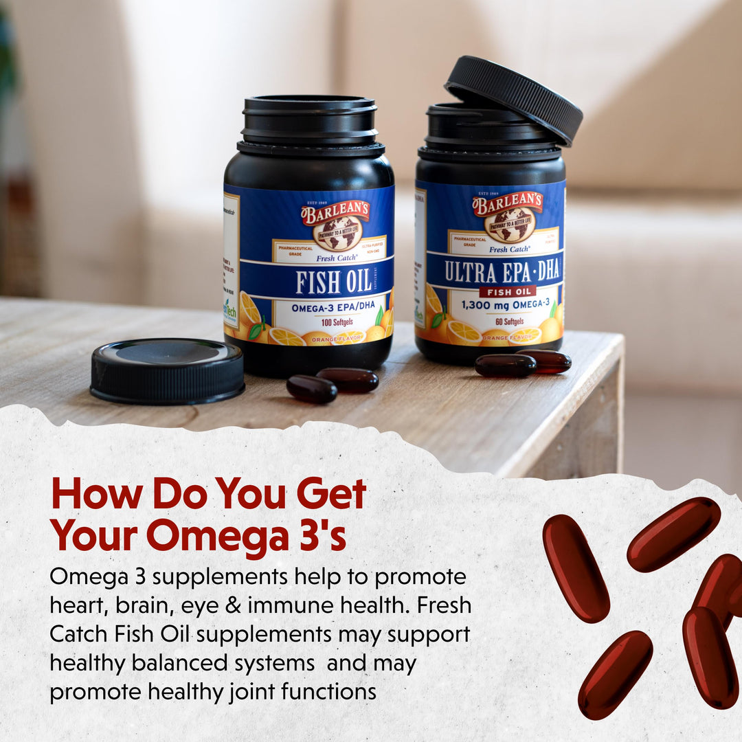 Barlean&#39;s Fish Oil Omega 3 Supplement, EPA and 