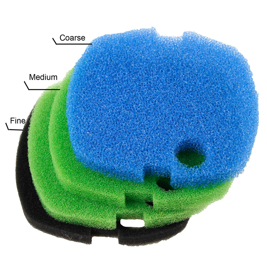 AQUANEAT Replacement Canister Filter Pads Compatible with SUNSUN HW-302 Aquarium Filter Media Sponge Floss (Multi-Colored)
