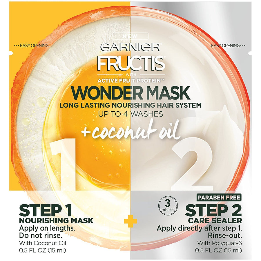 Fructis Wonder Mask Treatt for all type of hair, Coconut 1 Fl Oz, Pack Of 1