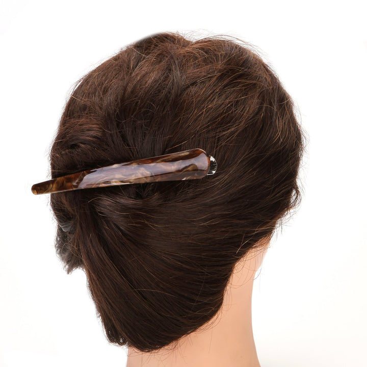 Yishenyishi 2Pcs:Duck Teeth Bows Hair Clips Grip Crocodile Accessories Hairpins Chic Styling Claw Barrettes Makeover Pinch Clip-Classic Khaki+Brown