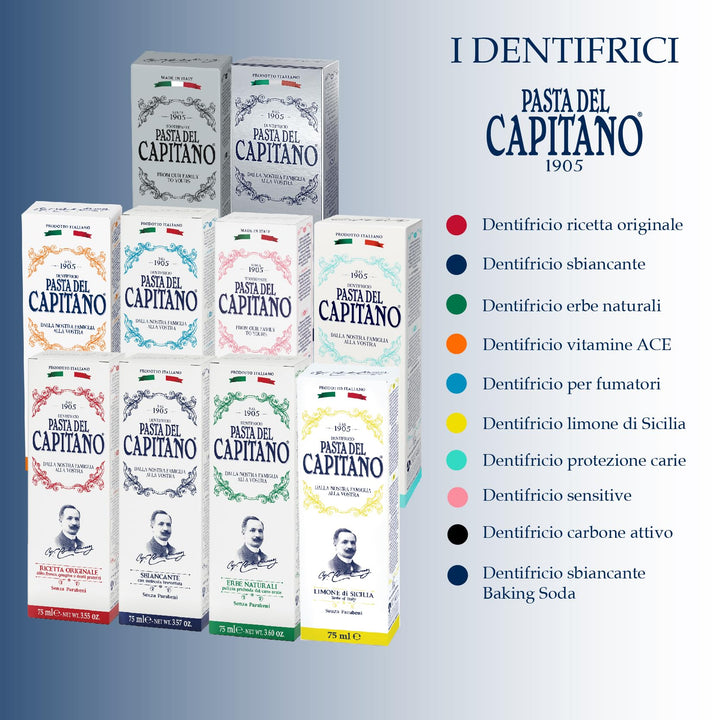 Pasta Del Capitano 1905 Whitening Toothpaste 75ml