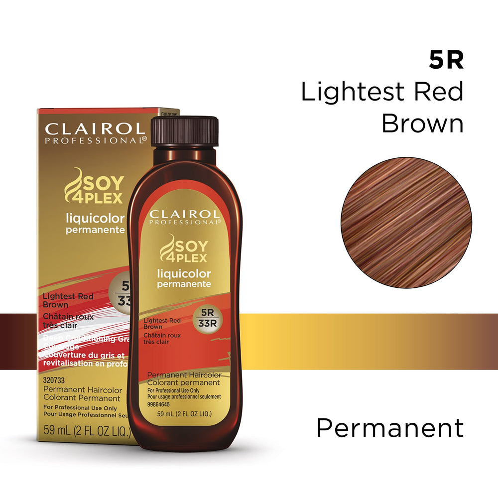 Permanent Liquicolor for Hair, 5r Lightest Red Blonde, 2 oz.
