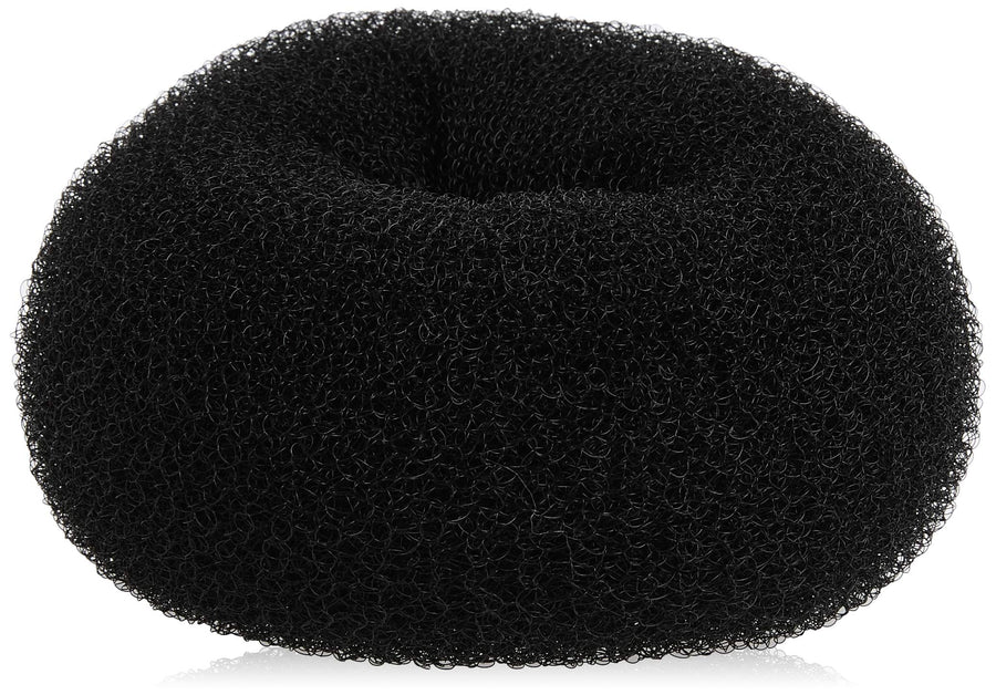 Jumbo Hair Donut, Black, 5.5 Inch