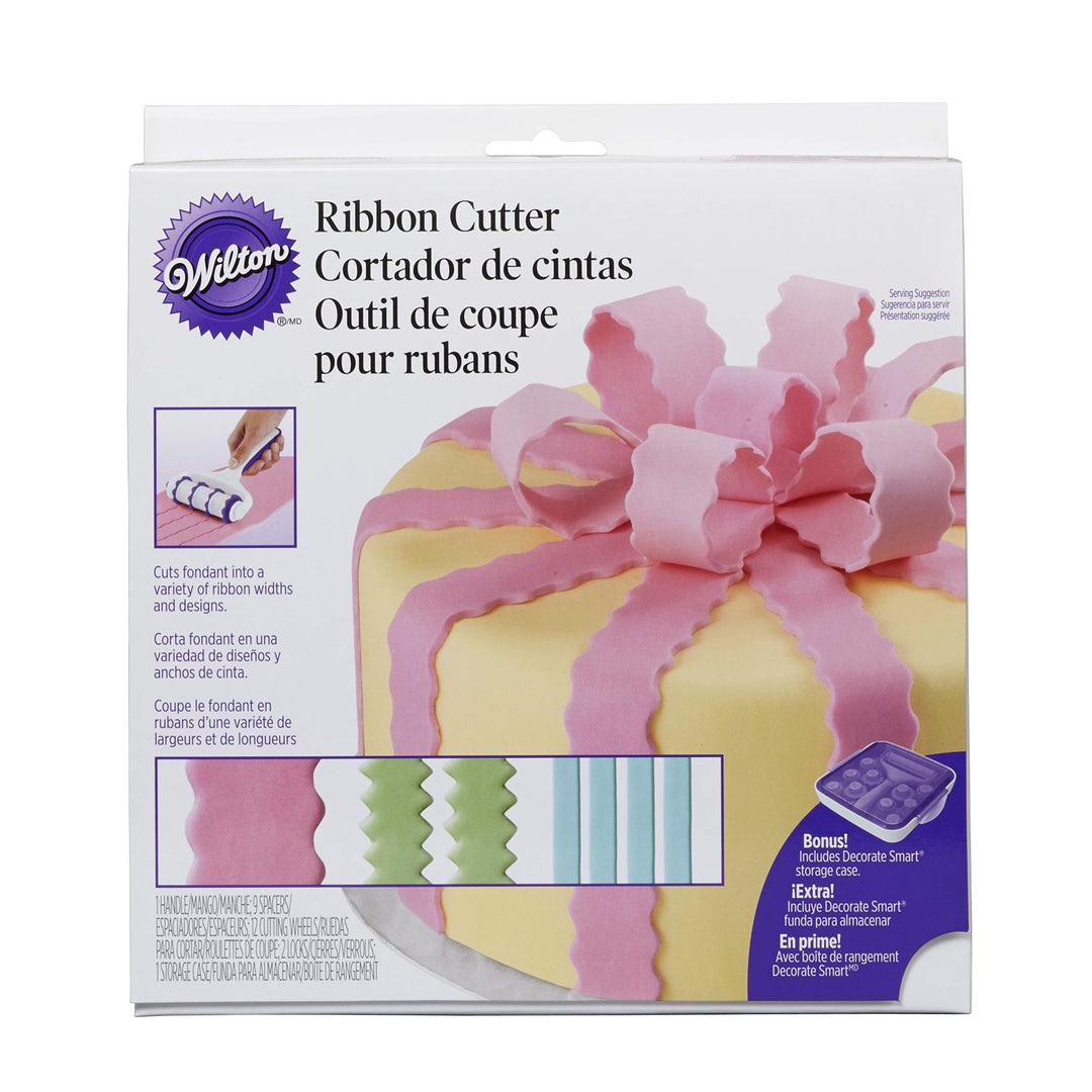 Fondant Ribbon Cutter Set - Create Fondant Ribbons for Cakes, Cupcakes and Cookies to Add Dimension to Your Baked Treats, 24-Piece Set