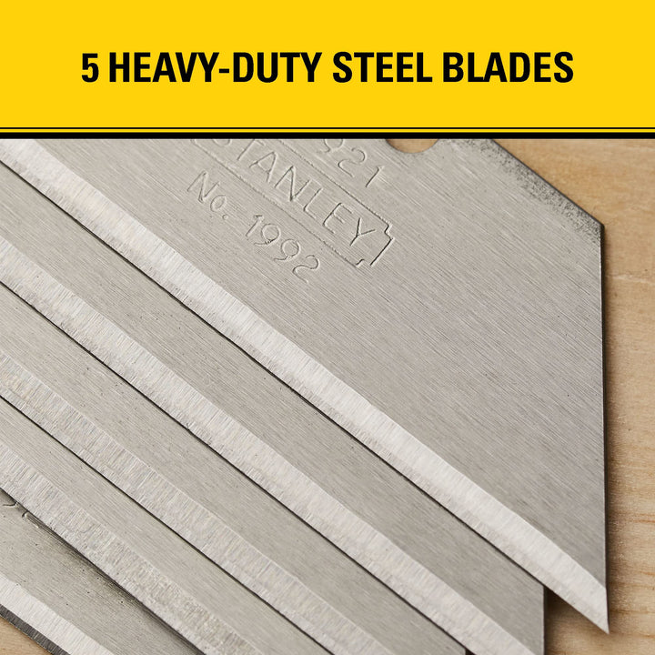 Stanley 11-921 5-Pack 1992 Heavy Duty Utility Blades