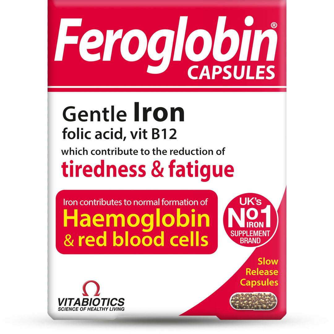Feroglobin Vitabiotics Organic Vitamin and Mineral Caps