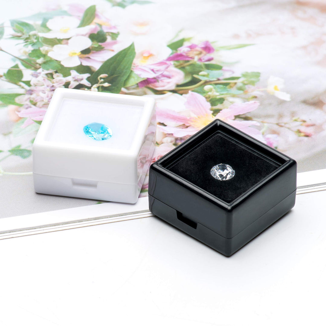 Giftop Loose Gemstone Display Box Jewelry Box Container