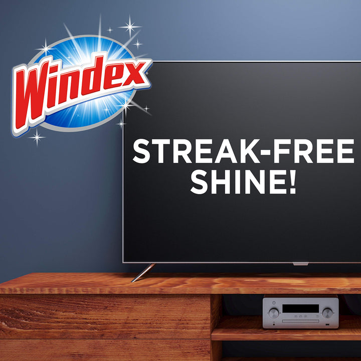 Windex Electronics Wipes, Pre-Moistened, Provides Strea