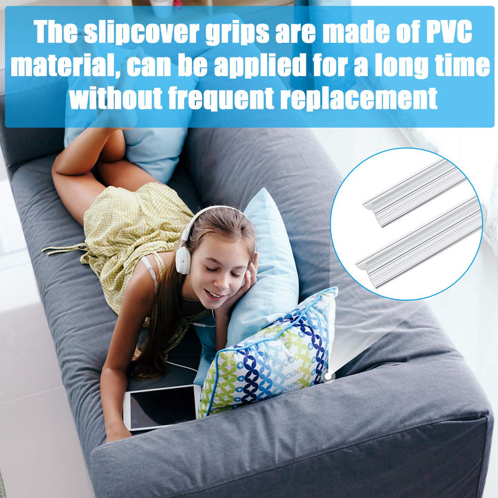 Sofa Slipcover Tucks Couch Cover Grips Sectional Couch Covers Tucks Slipcover Tuck Grips for Sofa Armchairs Pet Owners (5 Pieces,12 Inch, 7 Inch)