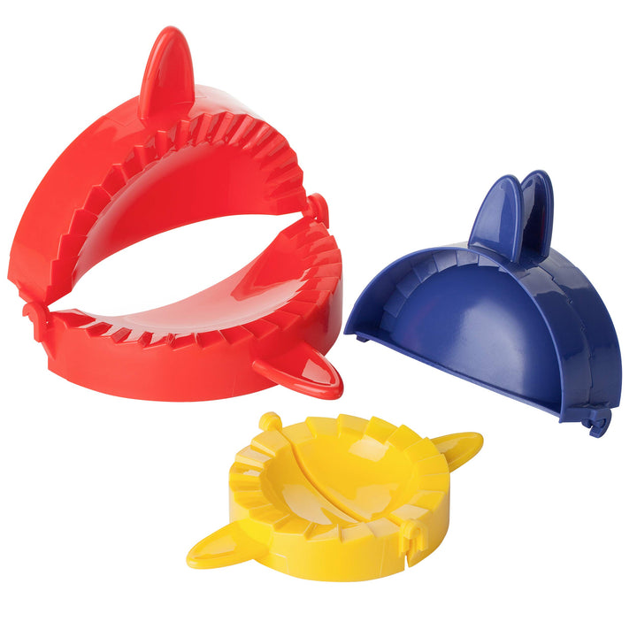 BTaT- Dough Press Set, 3 Pack, Empanada Press, Dough Press, Dumpling Press, Hand Pie Press, Mini Pie Press, Hand Pie Maker, Meat Pie Cutter, Pie Press, Pastry Press, Turnover Press