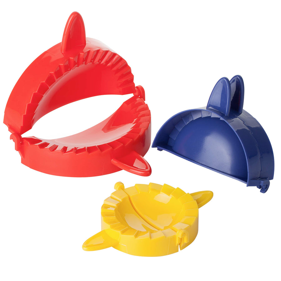 BTaT- Dough Press Set, 3 Pack, Empanada Press, Dough Press, Dumpling Press, Hand Pie Press, Mini Pie Press, Hand Pie Maker, Meat Pie Cutter, Pie Press, Pastry Press, Turnover Press