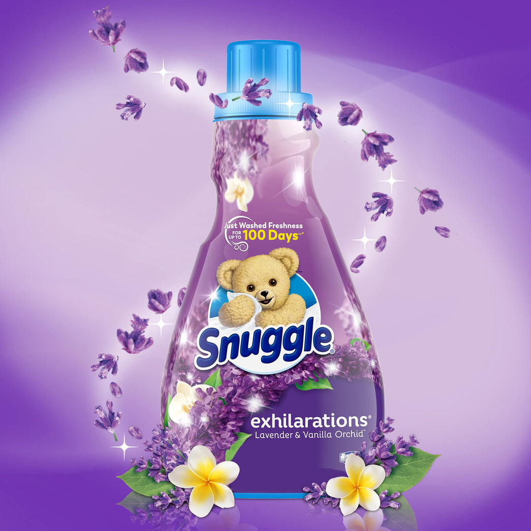 Snuggle Exhilarations Liquid Fabric Softener, Lavender 