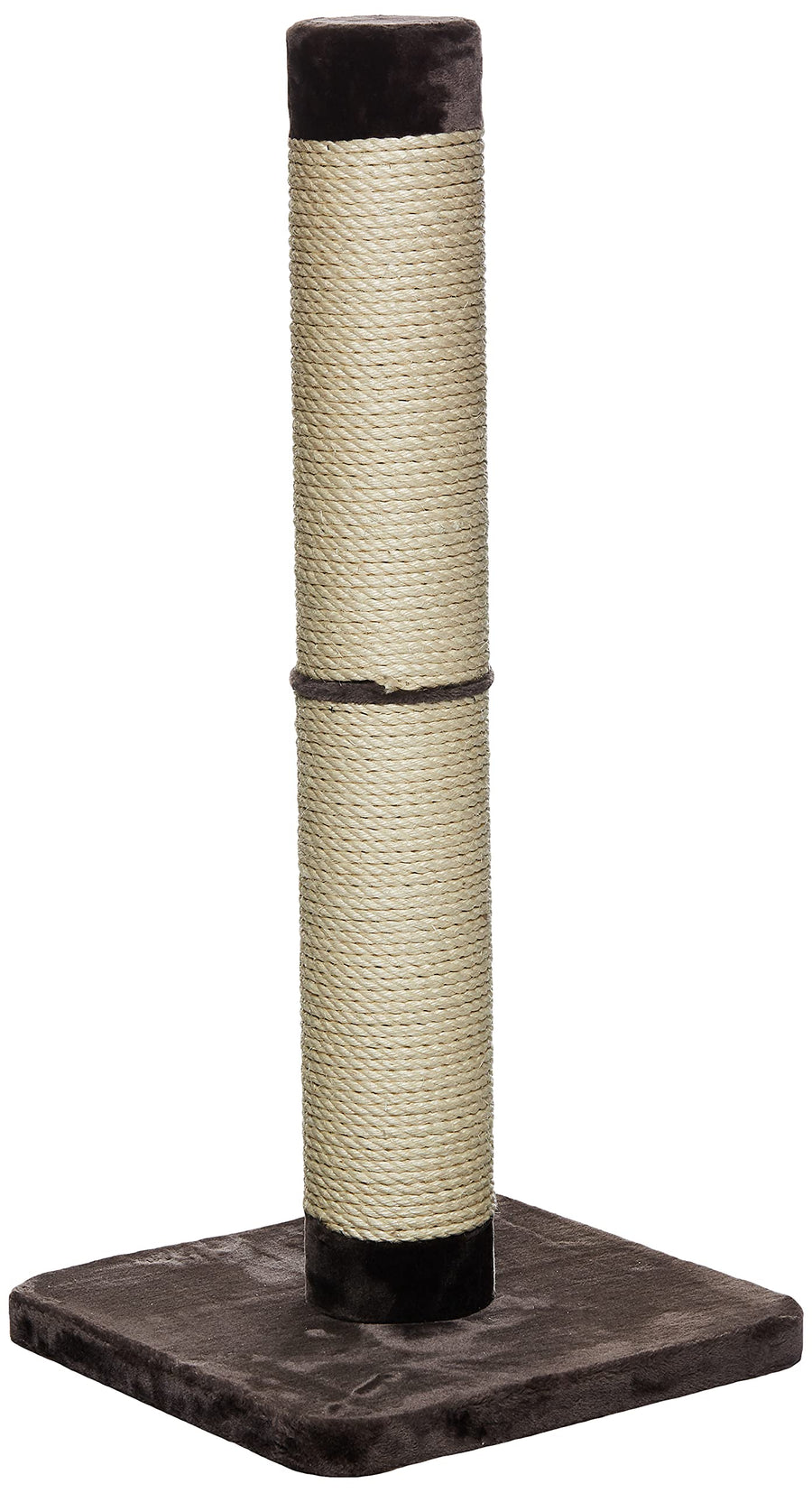 Cat Scratching Post | Forte Huge Scratching Post w/Extra-Durable Sisal Wrap, Brown & Tan, Giant XXL Cat Post