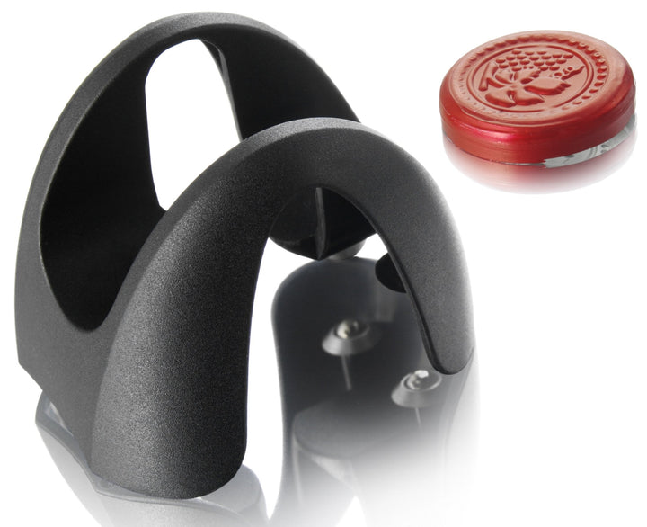 Foil Cutter - Black - Wine Foil Cutter for Bottles &amp; Foil Remover - 4 Stainless Steel Cutting Wheels - Ergonomic, Compact &amp; Lightweight Design
