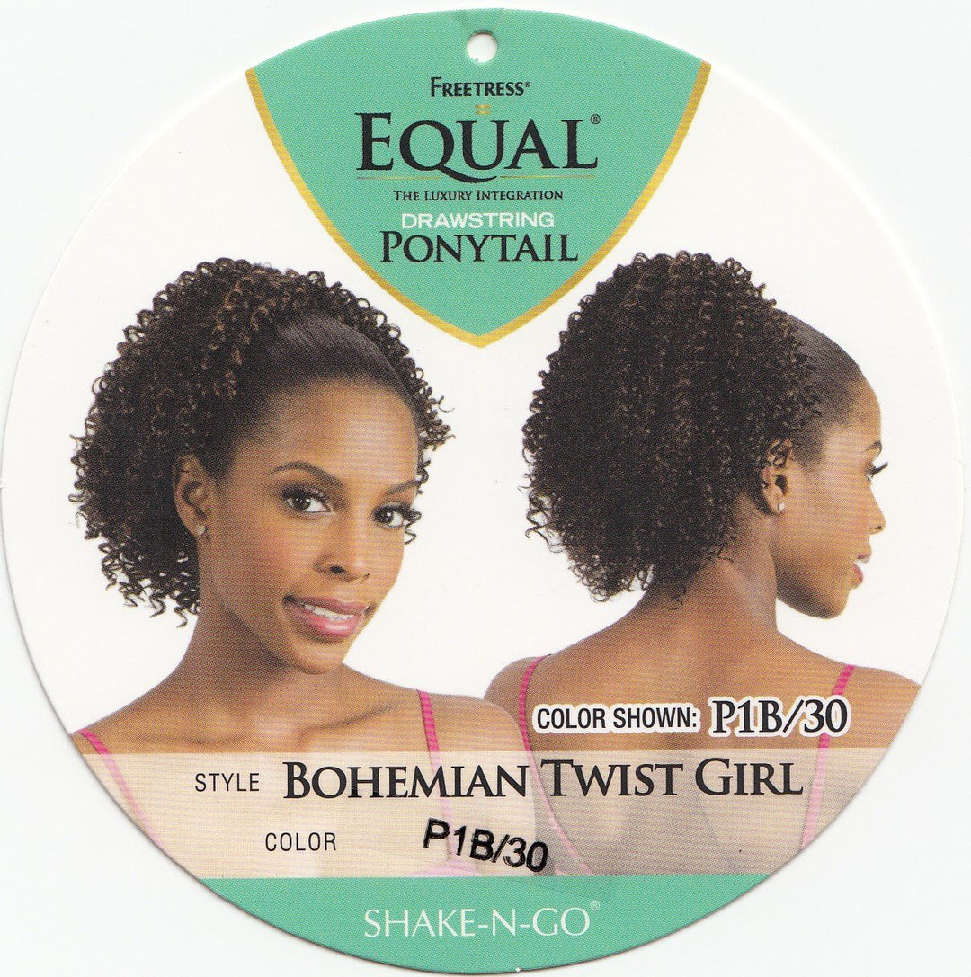 Drawstring Ponytail - Bohemian Twist Girl (P1B/30)