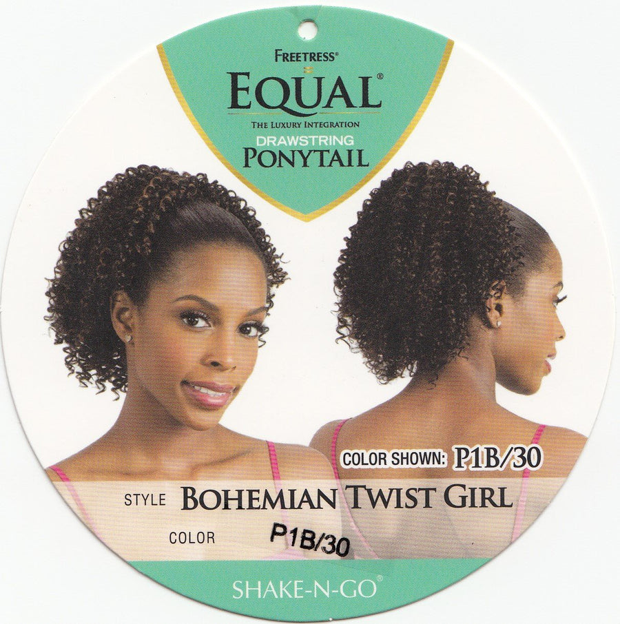 Drawstring Ponytail - Bohemian Twist Girl (P1B/30)