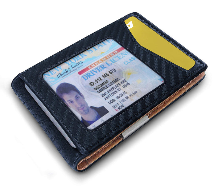 BULLIANT Slim Wallet Men, Leather Wallet Front Pocket C