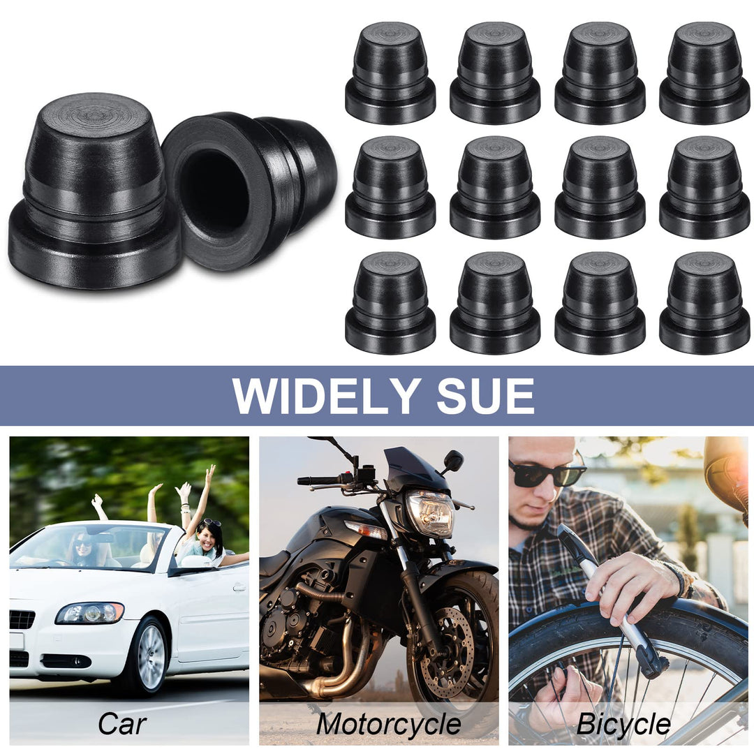 18 Pieces Brake Bleeder Cap Grease Fitting Caps Rubber Zerk Covers Brake Caliper Dust Cover Brake Bleeder Nipple Cap for Cars and Motorcycles