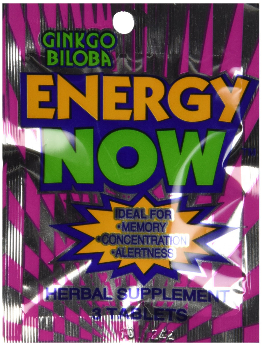 Ginko BILOBA Energy Pills 24 Packs 3 Tables Each