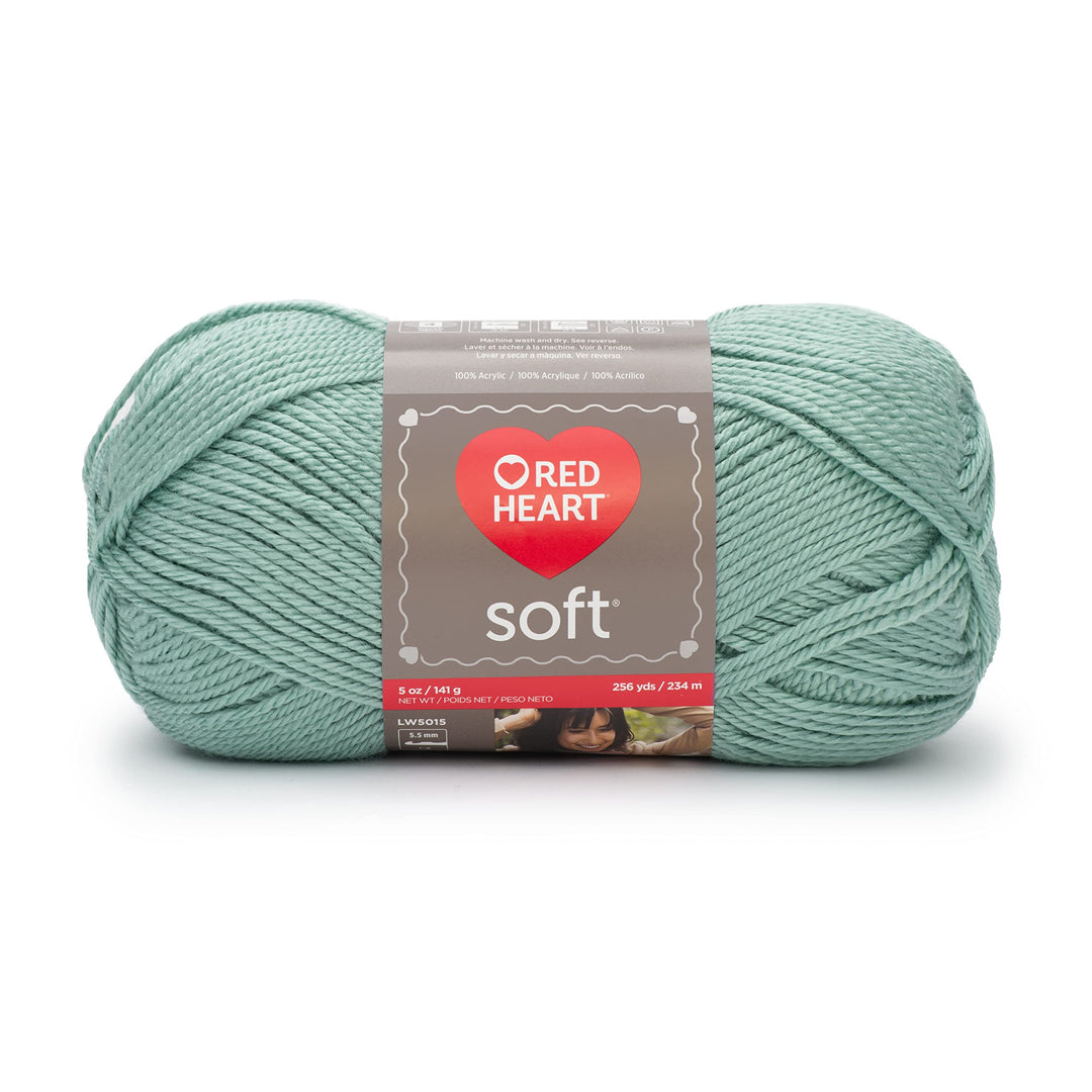 Soft Seafoam Yarn - 3 Pack of 141g/5oz - Acrylic - 4 Medium (Worsted) - 256 Yards - Knitting/Crochet
