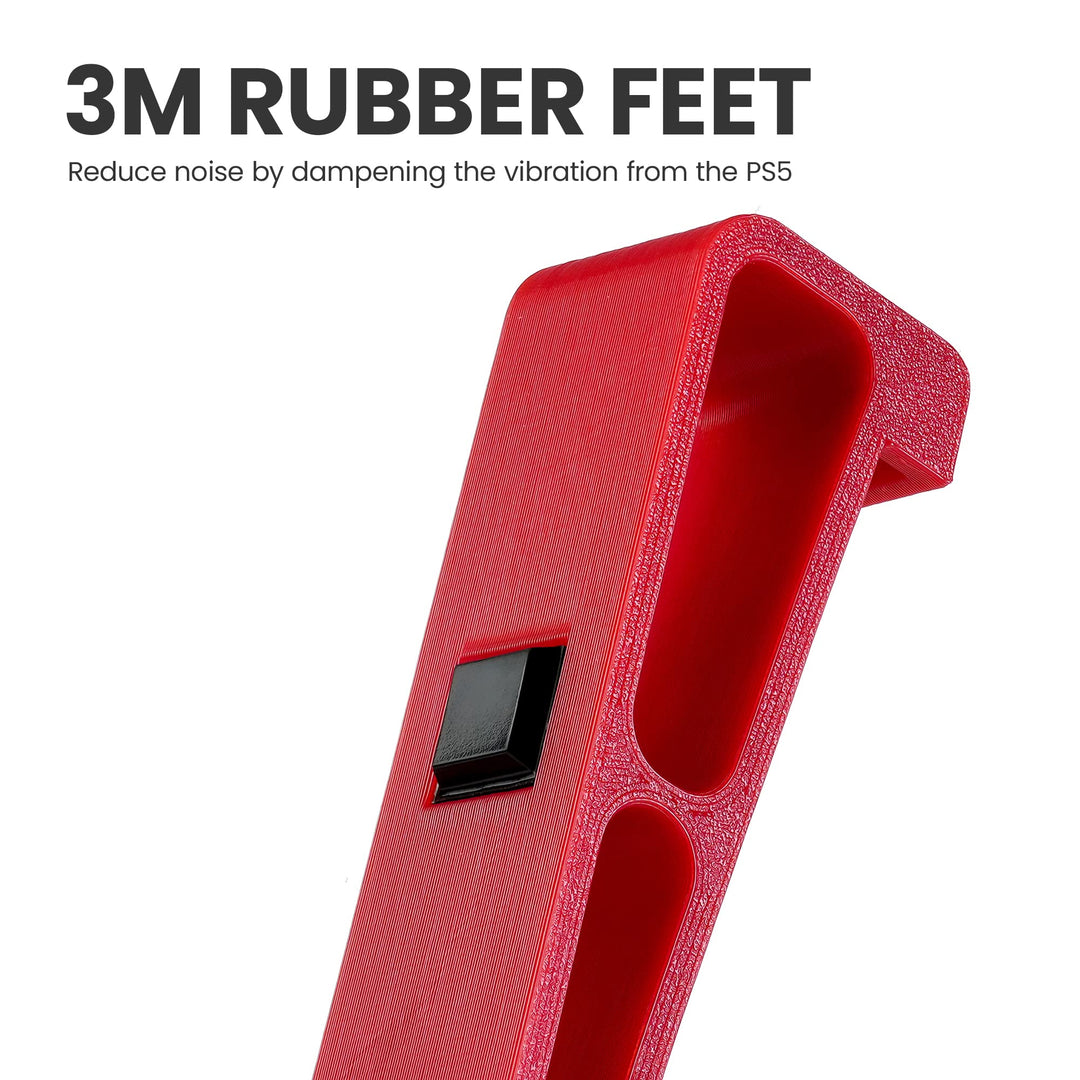 Skates - Horizontal Stand Compatible with PS5 - Disc Edition (Red)