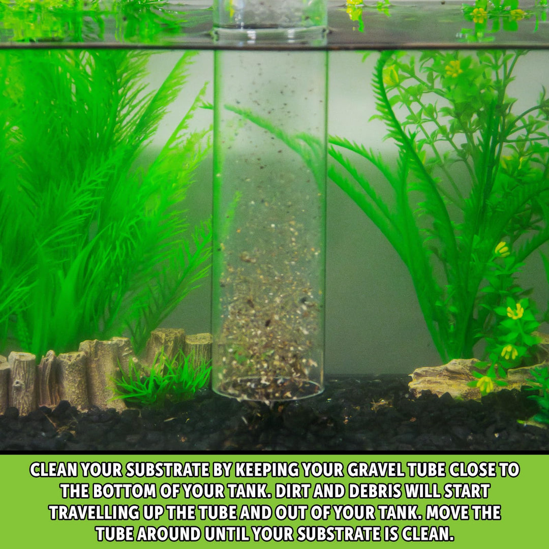 No Spill Clean and Fill Aquarium Maintenance System, Gravel Cleaner and Water Changer, 50 Foot