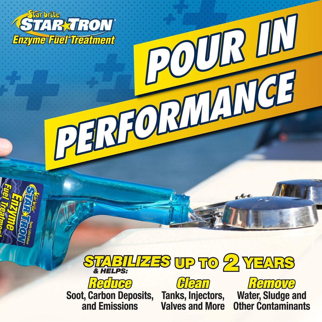 Star Tron Enzyme Fuel Treatment - Super Concentrated Diesel Formula - 1 oz. Treats 32 Gallons - 8 OZ (093108SS)