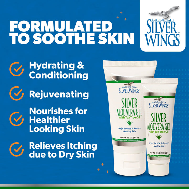 Natural Path Silver Wings 200ppm Silver with Aloe Vera 