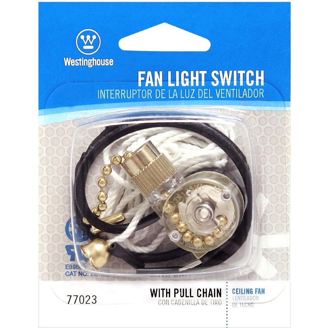 Westinghouse 7702300 Fan-Light Switch & Pull Chain