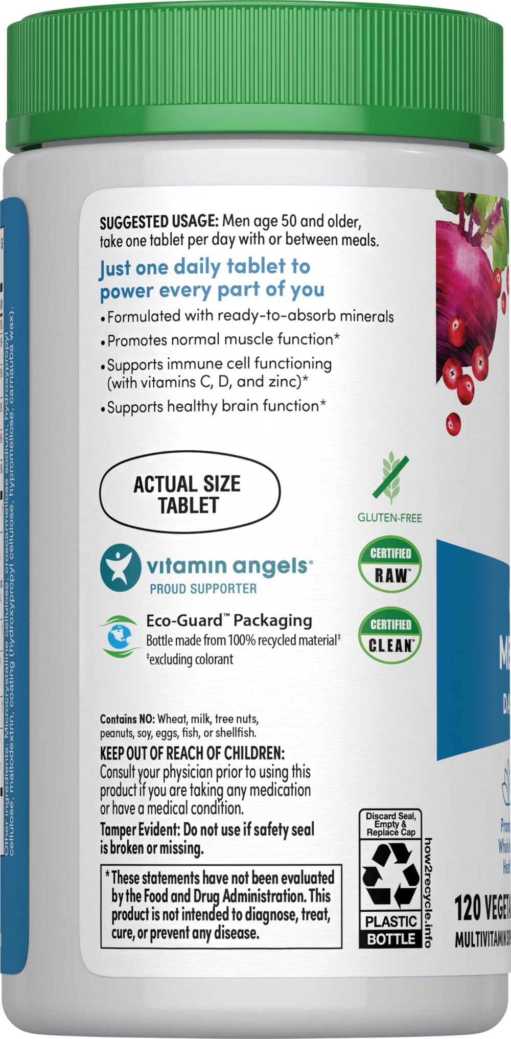 Men's 50 Plus Multivitamin 120 Count, 120 CT
