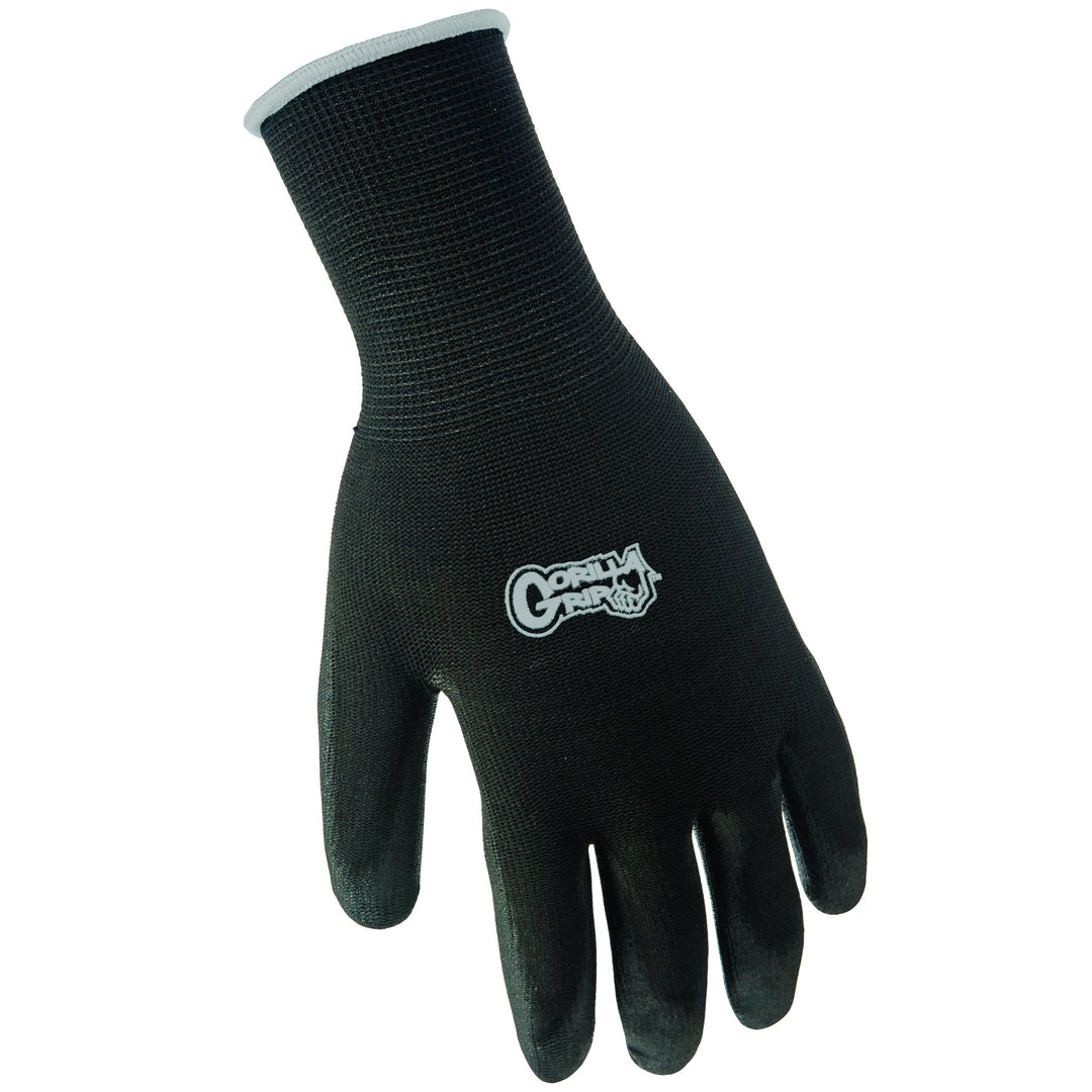 Gorilla Grip 25055-26 Slip Resistant All Purpose Work Gloves | Size: XX-Large | Single Pair of Gloves, Black