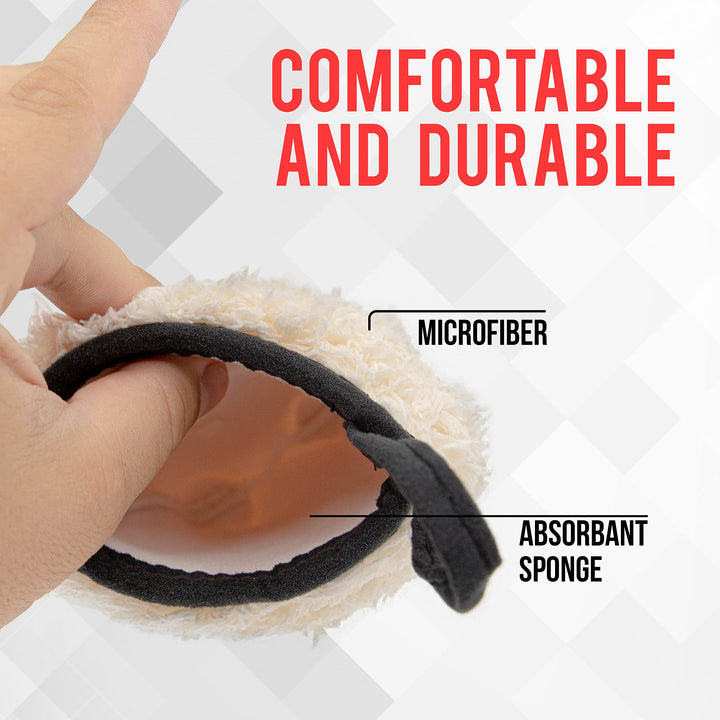 2 Pack Professional Microfiber Wash Mitts Auto Detailing - Car Washing Accessories - Finger Wheel &amp; Dusting Mitt, Small Area Detailing &amp; Wash Mitt