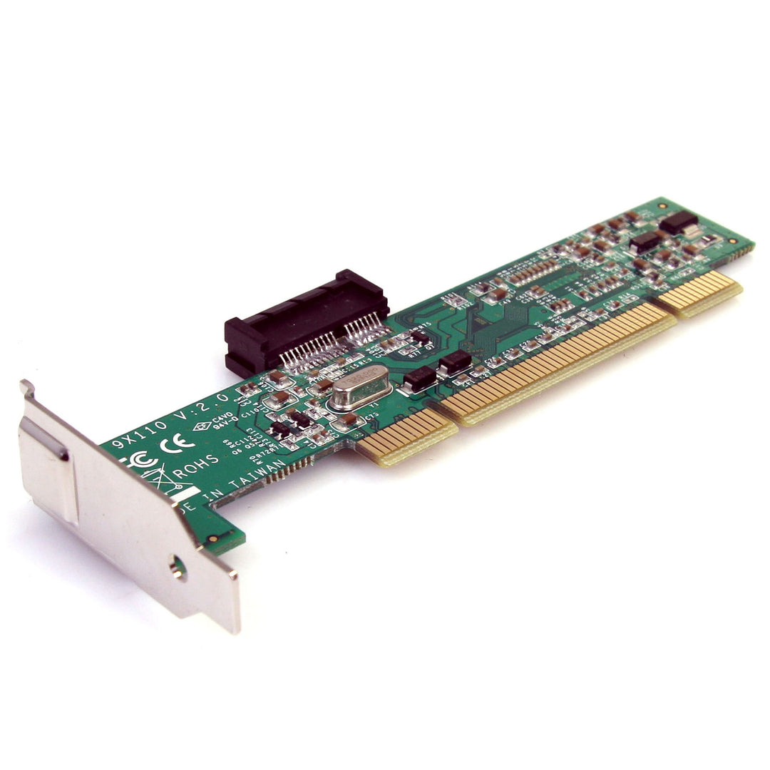 PCI to PCI Express Adapter Card - PCIe x1 (5V) to PCI (5V &amp; 3.3V) slot adapter - Low Profile - PCI1PEX1