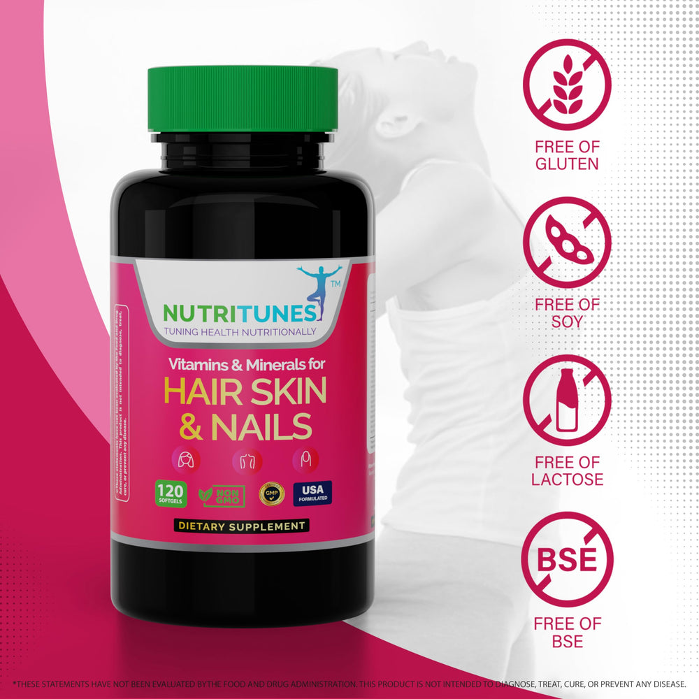 Nutritunes Hair, Skin, & Nails Multivitamins & 