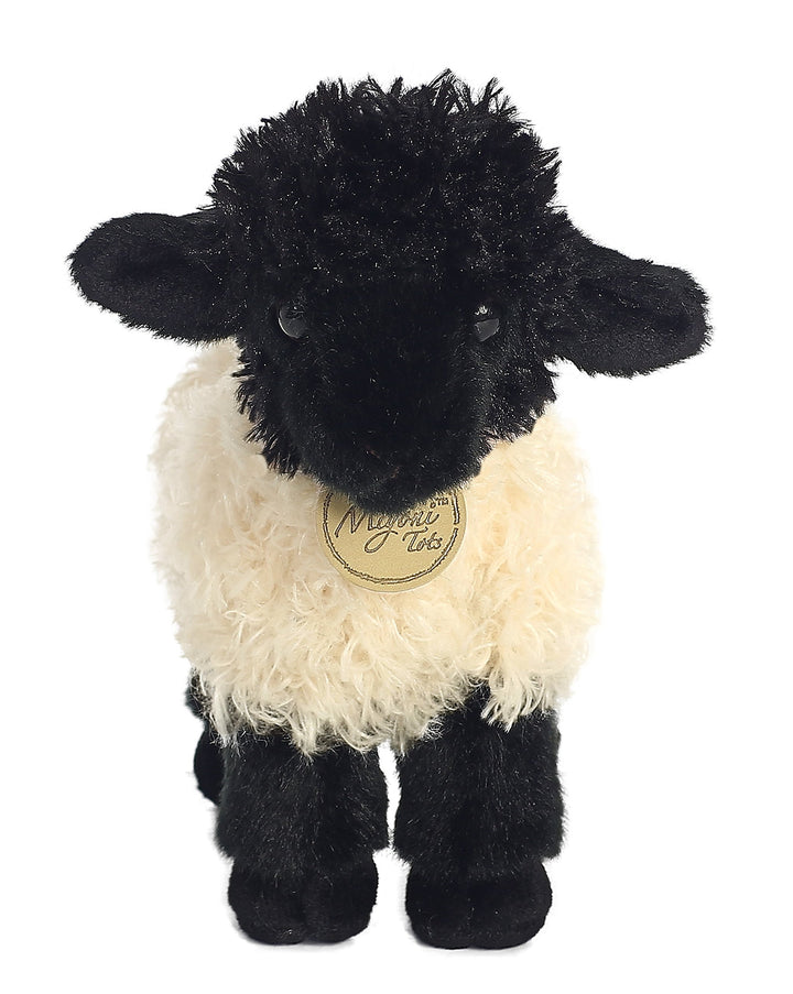 ® Adorable Miyoni® Tots Suffolk Lamb Stuffed Animal - Lifelike Detail - Cherished Companionship - White 8.5 Inches
