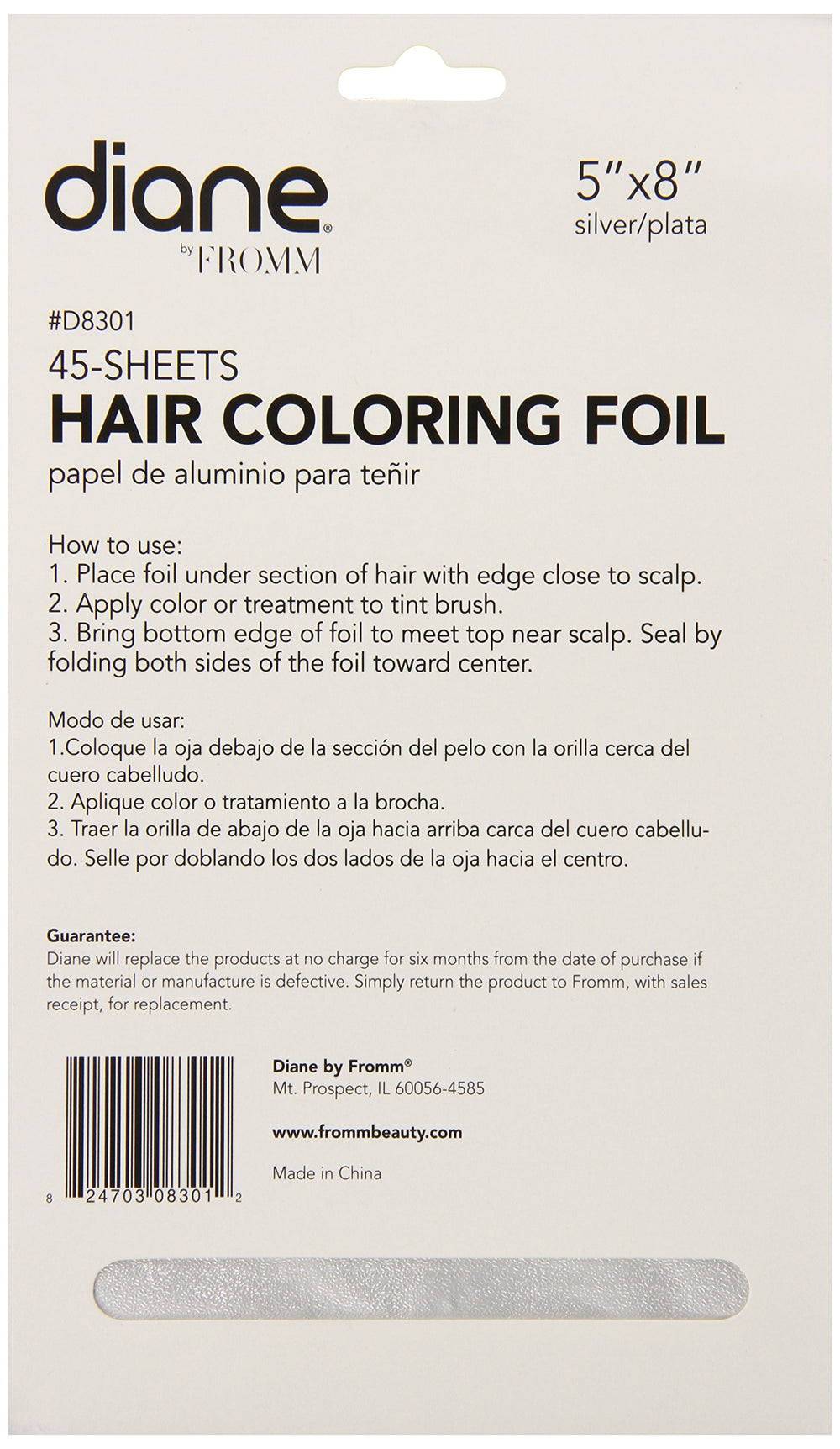 Rough Precut Foil, D8301, 5 X 8.
