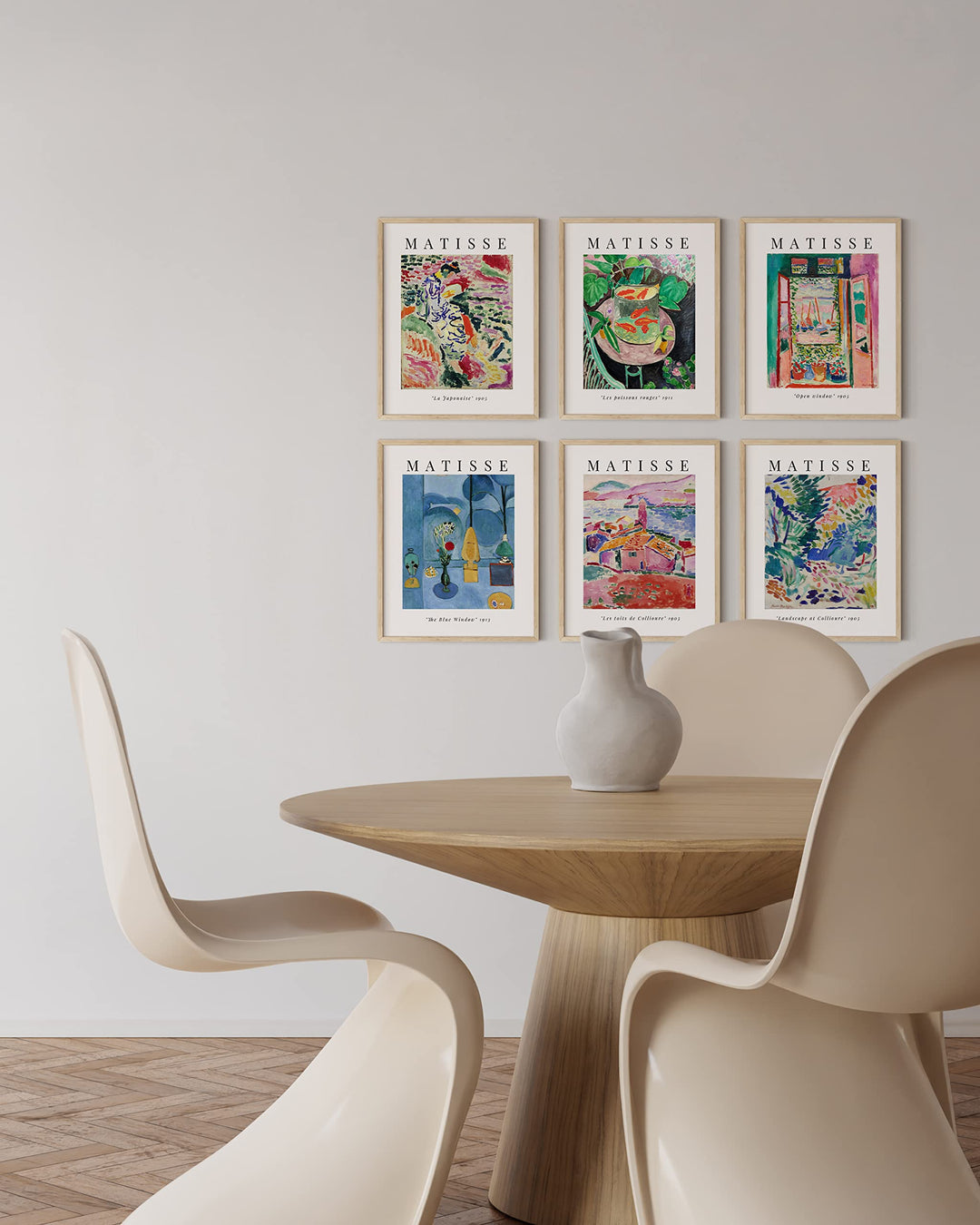 Aesthetic Posters, Matisse Poster - Set of 6 Matisse Wall Art, Wall Posters Aesthetic, Matisse Prints, Art Exhibition Poster, Mattise Art, Summer Matisse Art Print (11 x 14, UNFRAMED)